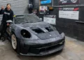 Un Porsche 911 GT3 RS hecho con impresora 3D sobre un Boxster